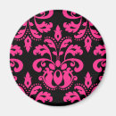 Recherche de rose de damassé magnets Élégant