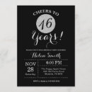 Recherche de surprise 16ans anniversaire invitations Fête d'anniversaire
