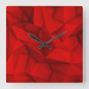 Zoek naar donkerrood klokken Minimalistisch