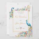 Recherche de de paon mariage invitations Rose