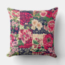 Recherche de patchwork floral coussins Rouge
