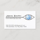 Recherche de globe oculaire cartes visite Oeil