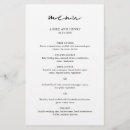 Recherche de rustiques de mariage menus Noir et blanc