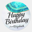 Zoek naar agaat stickers Groenblauw