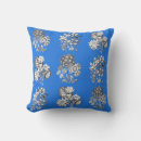 Recherche de arrière plan bleu coussins Floral