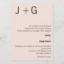 Recherche de 14x19 mariage invitations Monogramme