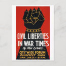 Recherche de libertés cartes postales Droits