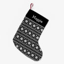 Recherche de black chaussette de noël Monogramme
