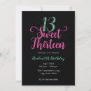 Recherche de treize ans invitations Moderne