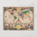 Recherche de monde vintage cartes postales Globe