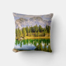 Recherche de paysage de montagne coussins Lac