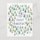 Recherche de réchauffement climatique cartes postales La terre