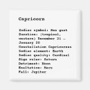 Recherche de zodiaque de capricorne magnets Naissance
