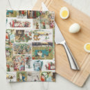 Recherche de collage vintage cuisine linges Noël