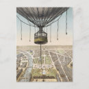 Recherche de steampunk vintage cartes postales Ballon à air chaud