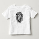Recherche de tête de lion tshirts Noir et blanc