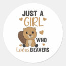 Recherche de castor mignon autocollants Animaux
