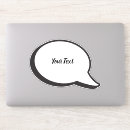 Recherche de bulle de pensée autocollants Amusant