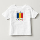 Recherche de tchadien tshirts Drapeau