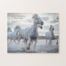Recherche de cheval blanc puzzles Nature