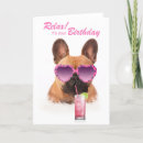 Recherche de de bouledogue français anniversaire cartes Drôle