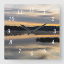 Recherche de murale de lever de soleil horloges Lac