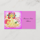 Recherche de fleurs hippies cartes visite Rose