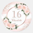 Recherche de numéro 16 autocollants Floral
