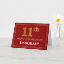 Recherche de 11ème anniversaire cartes 11 ans