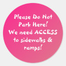 Zoek naar parkeren stickers Toegang