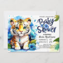 Recherche de tiger baby shower invitations Jungle