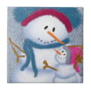 Recherche de bonhommes de neige carreaux Vacances