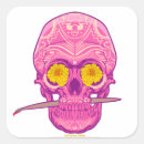 Recherche de sucre crâne autocollants Le mexique