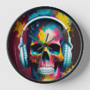 Recherche de crâne horloges Illustration