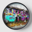 Recherche de graffiti horloges Coloré