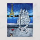 Recherche de chat paris cartes postales Mignon