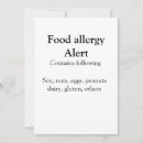 Recherche de allergies alimentaires cartes invitations Allergie alimentaire