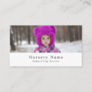 Recherche de baby sitter cartes visite Customer