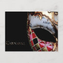 Recherche de masque de carnaval cartes postales Danse