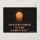 Recherche de lumière noire cartes postales Bougie