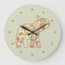 Recherche de elephant horloges Floral