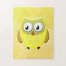 Recherche de dessin hibou puzzles Mignon