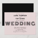 Recherche de rose et noir mariage invitations Tendance