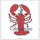 Recherche de homard rouge autocollants Vie marine