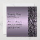 Recherche de motif zèbre invitations Fête d'anniversaire