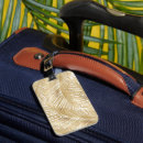 Recherche de feuille tropicale bagages étiquettes Motif