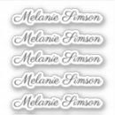 Recherche de texte mariage autocollants Script