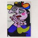 Recherche de yeux puzzles Moderne