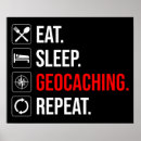 Zoek naar het geocaching posters Geocacher