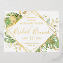 Recherche de tropicale bridal shower invitations Brunch nuptial